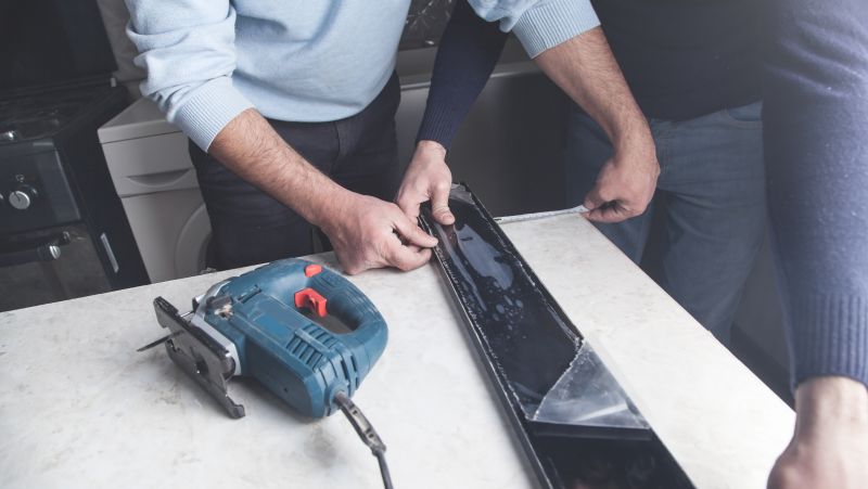 Skilled Installer Measuring